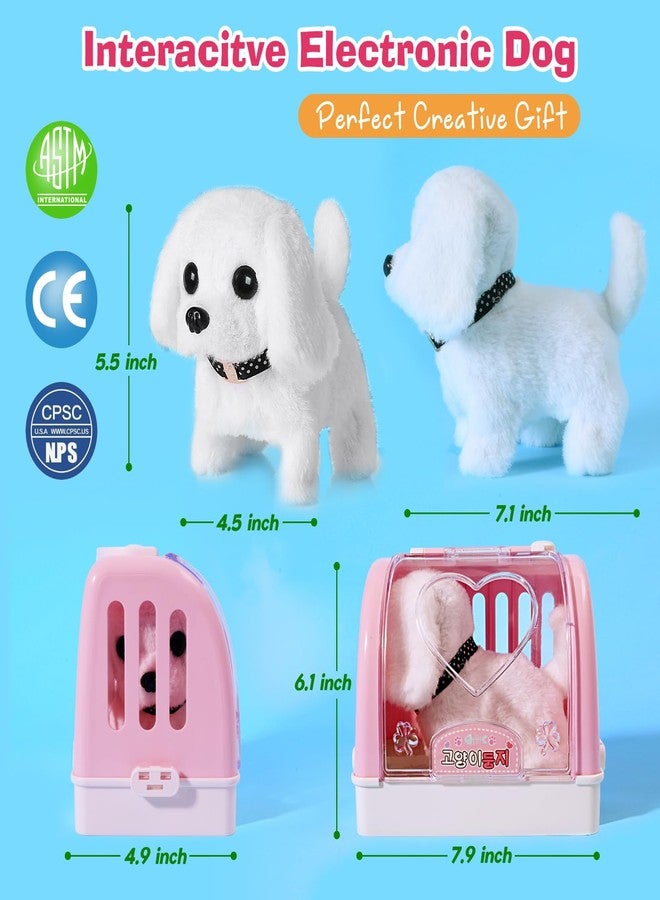 WorWoder 15 Pcs Robot Puppy Dog Toys for Girls Kids Boys, Realistic Robot Puppy Toys with Walk & Bark, Toy Gifts for 3 4 5 6 Year Old, Ideas 3 4 5 6 Year Old Birthday Gifts - Image 3